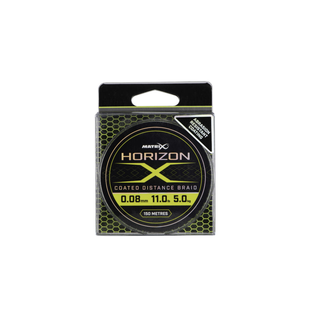 Леска рыболовная Matrix Horizon X Coated Distance Braid 0.08mm 150m Леска рыболовная Matrix Horizon X Coated Distance Braid 0.08mm 150m