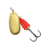 Блесна вращающаяся BLUE FOX Vibrax Fluorescentl 8,0гр., цв.Gold Fluorescent Red