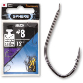 Крючки рыболовные Browning Sphere Match black nickel 15pcs 0,11g №14 Крючки рыболовные Browning Sphere Match black nickel 15pcs 0,11g №14