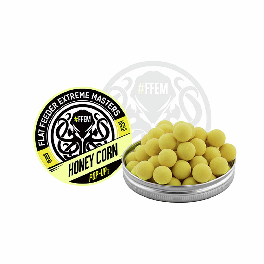 Насадочные бойлы FFEM Pop-Up Honey Corn 10mm Насадочные бойлы FFEM Pop-Up Honey Corn 10mm