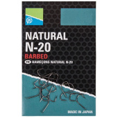 Крючки рыболовные Preston NATURAL N-20 №14 15 шт Крючки рыболовные Preston NATURAL N-20 №14 15 шт