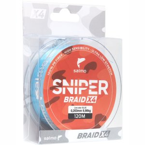 Леска плет. Salmo Sniper BRAID Blue 120/013