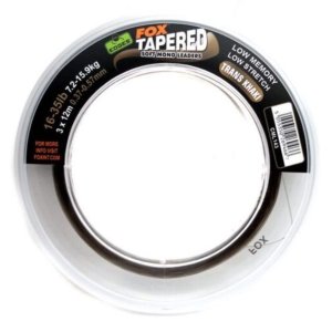 Конусный шоклидер Fox EDGES Soft tapered leaders trans Khaki x 3 16-35LB 0.37- 0.57
