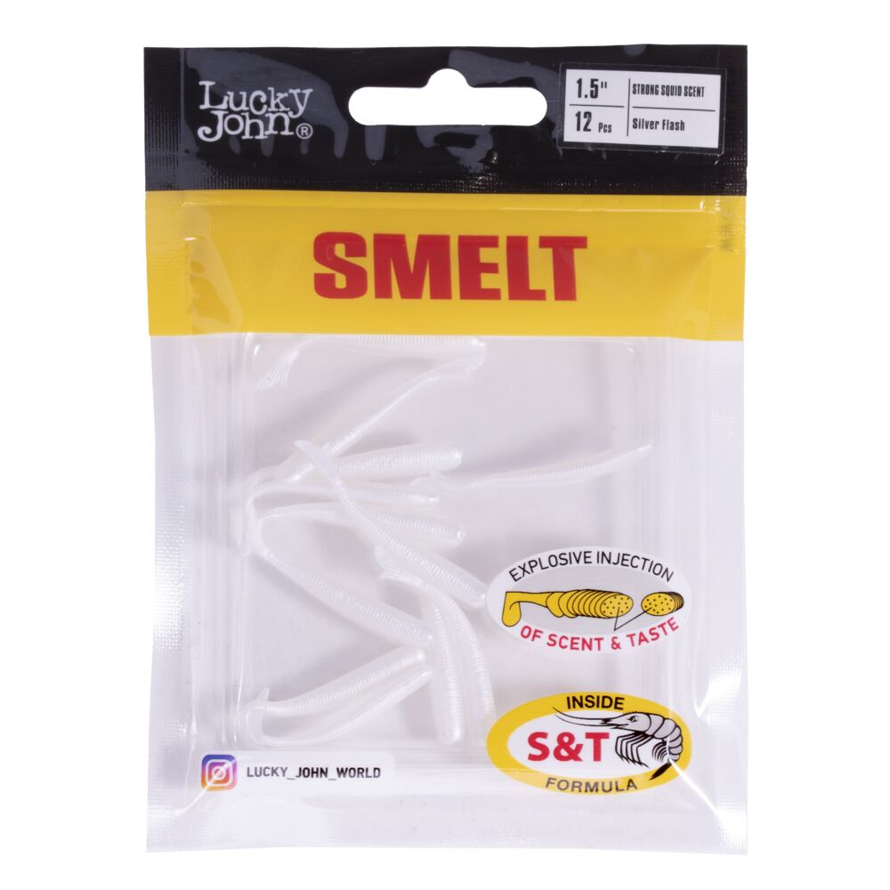 Слаги съедобные искусственные LJ Pro Series SMELT 1,5in (03.80)/026 12шт.