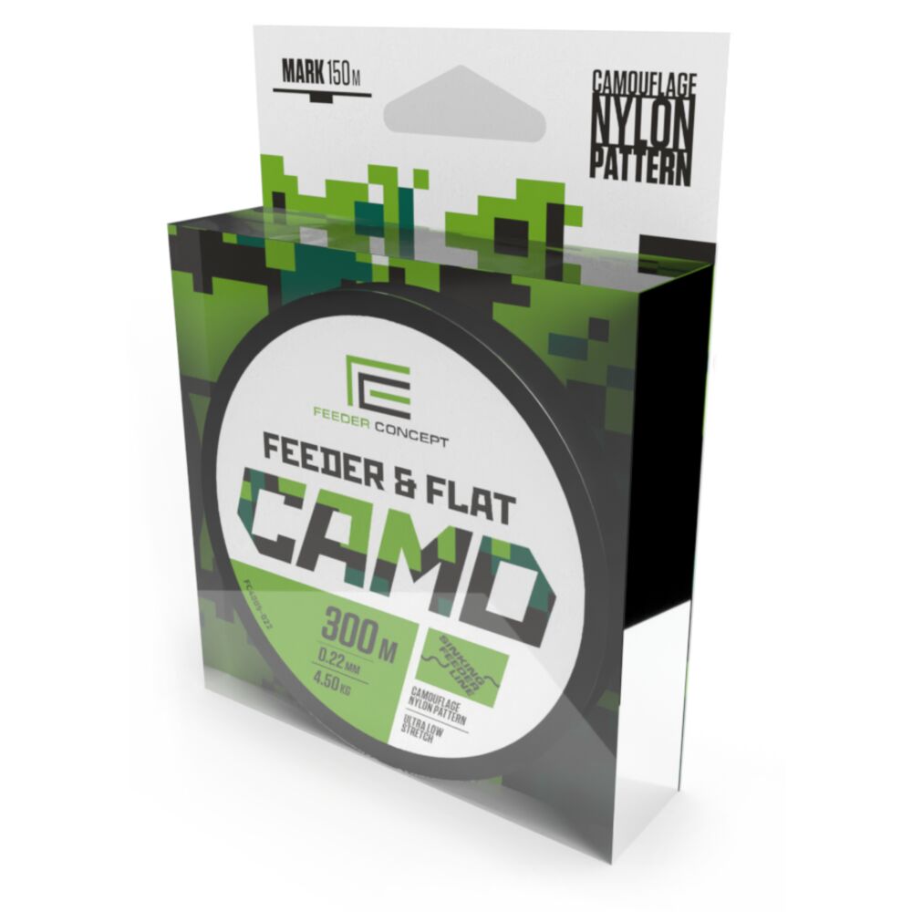 Леска моно. Feeder Concept FEEDER & FLAT Camo 300/022