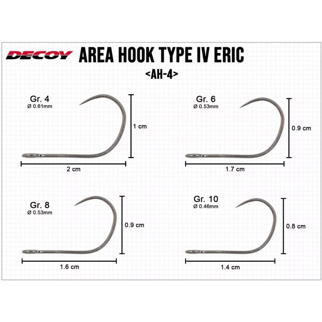 Крючок Decoy форелевый одинарный AH-4 Type IV 