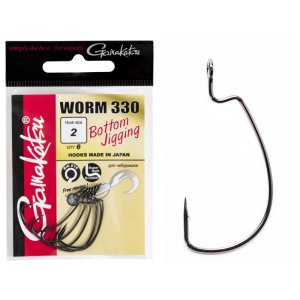 Крючки рыболовные Gamakatsu WORM 330 BOTTOM JIGGING HOOKS 