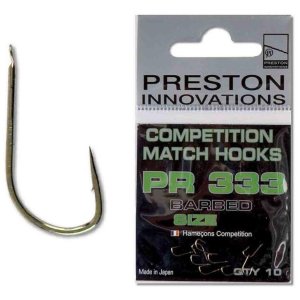 Крючки Preston PR333 Competition Match