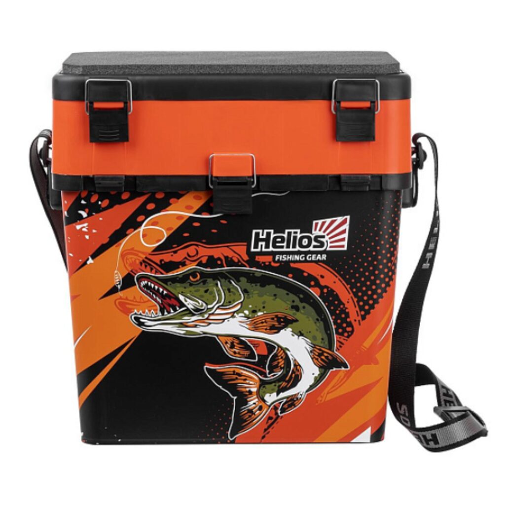 Ящик рыб.зим. HELIOS PIKE оранжевый HS-IML-19-O