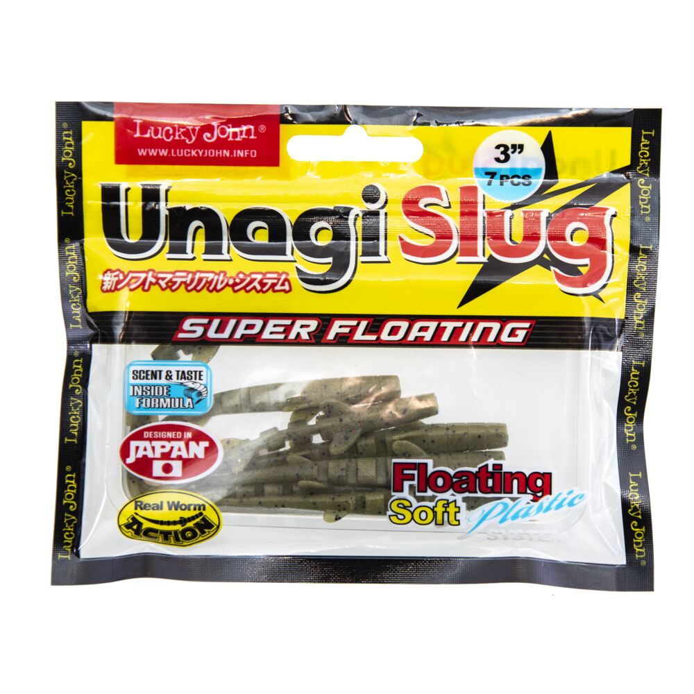 Слаги съедоб. плав. LJ Pro Series UNAGI SLUG 3.0in(07.62)/F01 7шт.