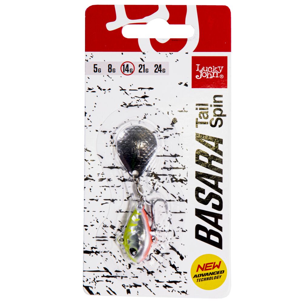 Тейл-спиннер Lucky John BASARA TAIL SPIN 14.0г 015 в блистере