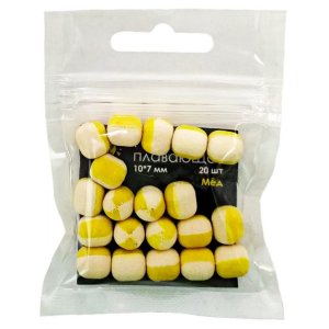 Насадка плавающая двухцветная LION BAITS Мед 10х7мм 20шт