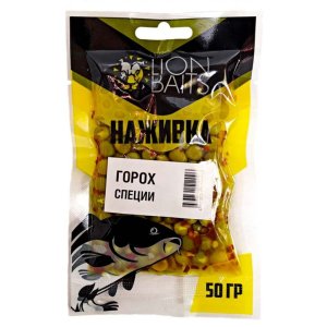 Горох насадочный Наживка LION BAITS Специи 50гр