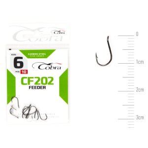 Крючки Cobra FEEDER MASTER сер. CF202 разм. 006 10шт. (C1171NSB)