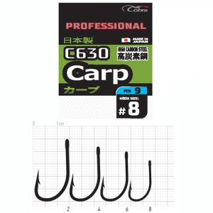 Крючки Cobra Pro CARP сер.C630 разм.002 8шт.