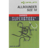 Крючки Korum ALLROUNDER SIZE 10 BARBED (10) Крючки Korum ALLROUNDER SIZE 10 BARBED (10)
