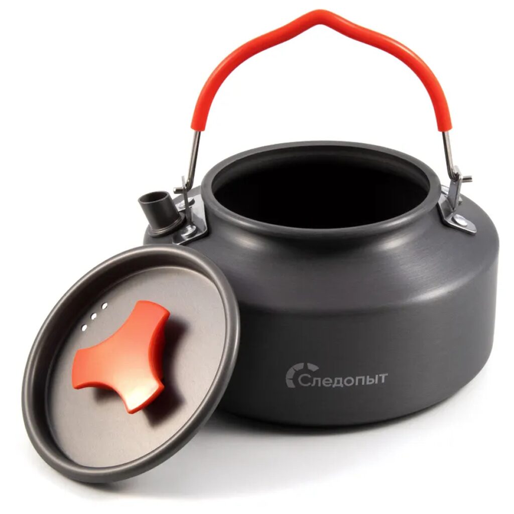 Чайник походный СЛЕДОПЫТ - Compact, 1 л, анодир. алюм./30/
