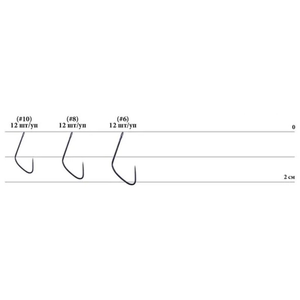 Крючок Decoy форелевый одинарный AH-6 Type VI 