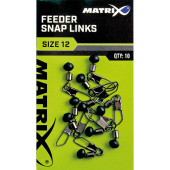 Застежки рыболовные Matrix Feeder Snap Link 14 (10шт) Застежки рыболовные Matrix Feeder Snap Link 14 (10шт)