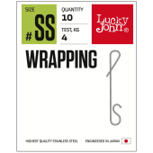 Соединители безузл. LJ Pro Series WRAPPING 001SS 04кг 8шт. Соединители безузл. LJ Pro Series WRAPPING 001SS 04кг 8шт.