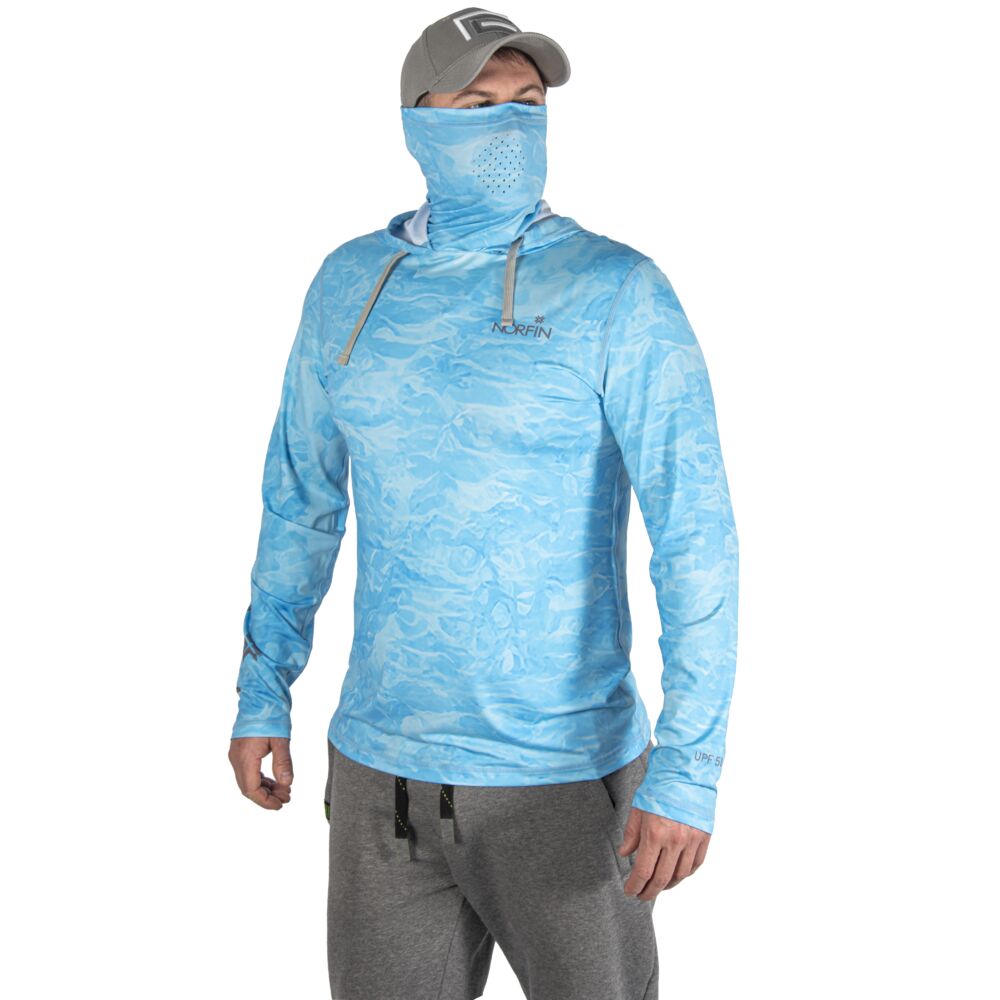 Джемпер Norfin SUN PRO WAVES HOODIE BLUE 02 р.M