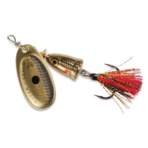 Блесна вращающаяся BLUE FOX Vibrax Fox Tail 10,0гр., цв.Golden Shiner