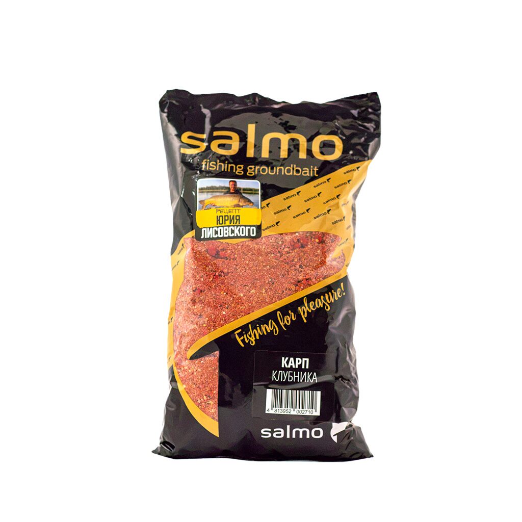 Прикормка рыболовная Salmo Карп клубника 1кг