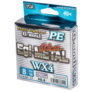 Шнур плетеный YGK G-Soul EGI Metal 150m-0.4/0.104mm 8lb