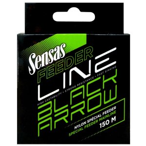 Леска монофильная Sensas BLACK ARROW FEEDER NYLON 150M 0.203