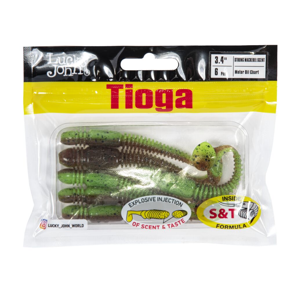 Виброхвосты съедоб. искусст. LJ Pro Series TIOGA 3.4in (08.64)/Z15 6шт.