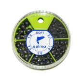 Грузила Salmo ДРОБЬ SOFT мягк. 5 секц. 0.3-1.2г 60г набор 1 Грузила Salmo ДРОБЬ SOFT мягк. 5 секц. 0.3-1.2г 60г набор 1