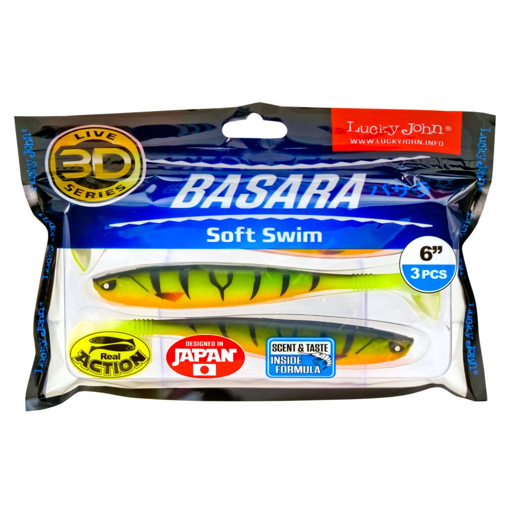 Виброхвосты LJ 3D Series BASARA SOFT SWIM 6.0in(15,24)/PG13 3шт. Виброхвосты LJ 3D Series BASARA SOFT SWIM 6.0in(15,24)/PG13 3шт.