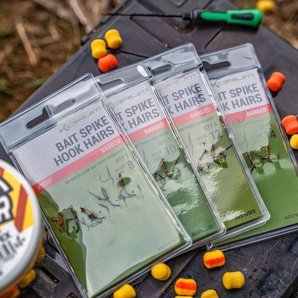 Крючки рыболовные Korum Bait Spike Hook Hairs Barbed 8