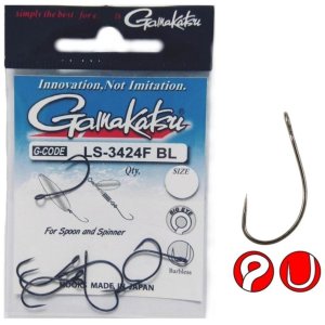 Крючки рыболовные Gamakatsu Beardless LS-3424F 06 (10шт)
