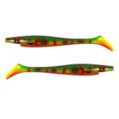 Силиконовая приманка Strike Pro  XXL PIG SHAD Jr. 20см  50гр 2шт.Psycho Spotted Bullhead