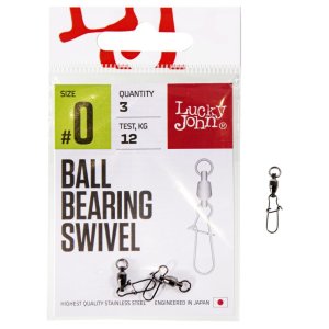 Вертлюги c застеж. и подш. LJ Pro Series BALL BEARING SWIVEL 002 3шт.