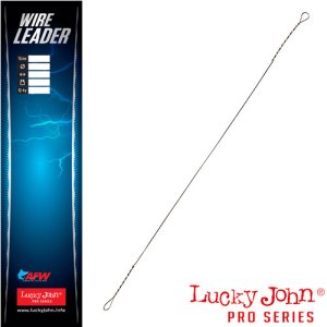 Поводки струна Lucky John No.3 26кг 20см 8шт.