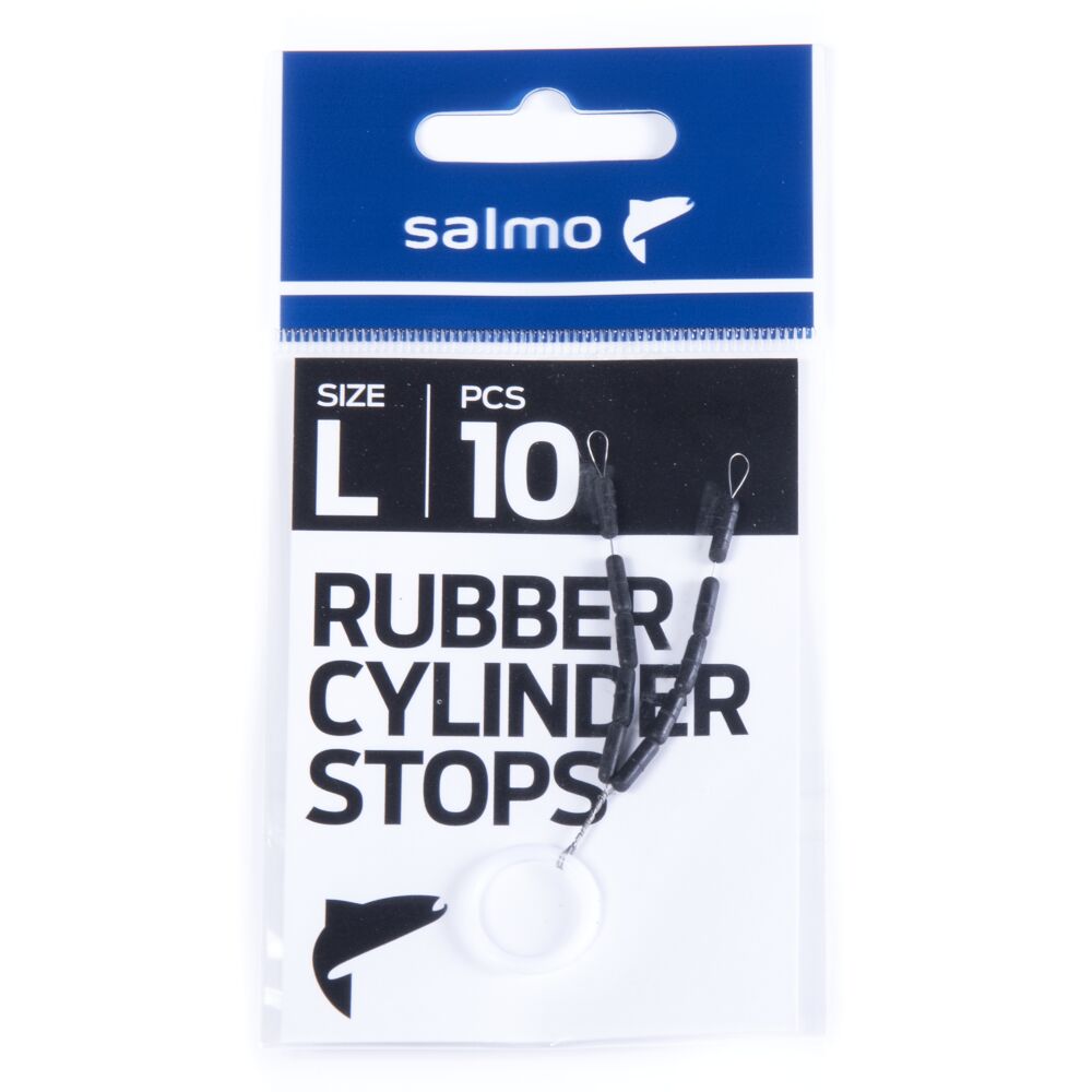 Стопоры резин. Salmo RUBBER CYLINDER STOPS р.003L 10шт. Стопоры резин. Salmo RUBBER CYLINDER STOPS р.003L 10шт.