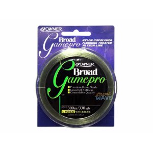 Леска рыболовная Owner BROAD GAME PRO диаметр 0.16 мм, длина 300 м, цвет: Water Blue