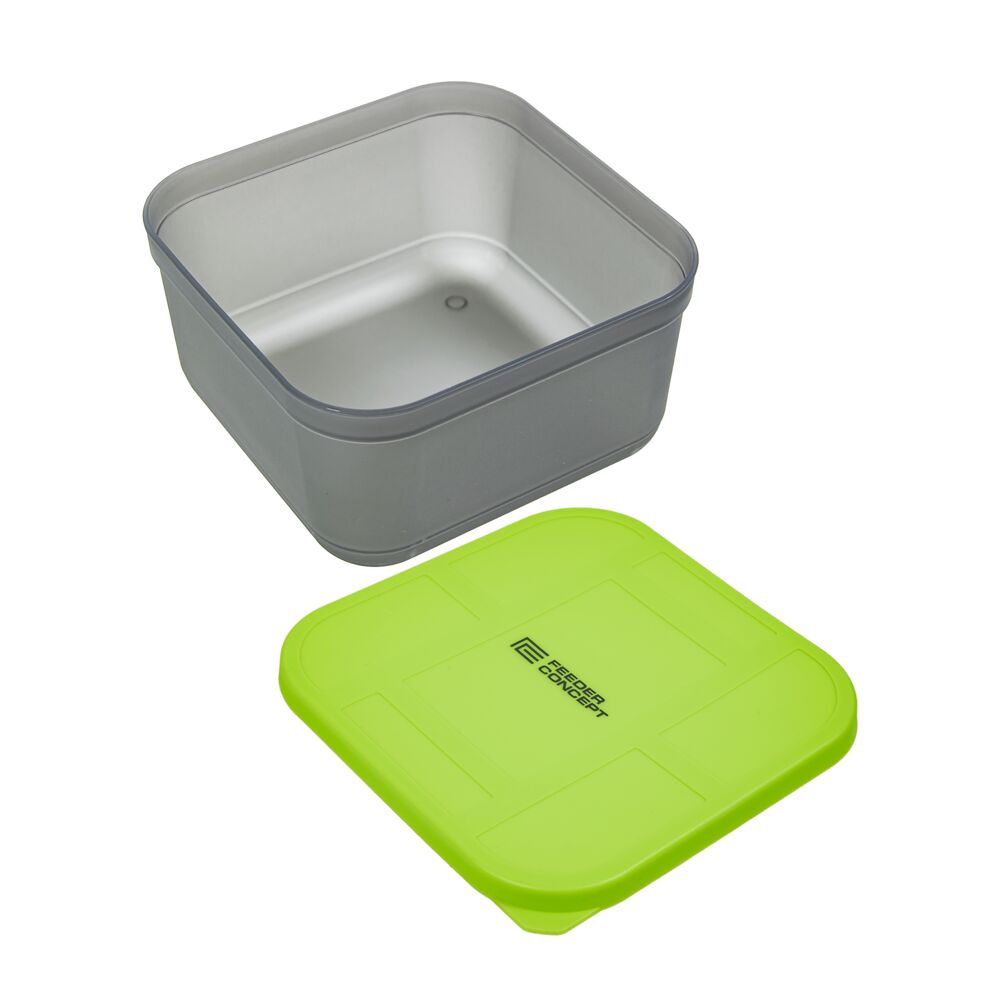 Коробка рыболов. для прикорм. и насад. с крыш. FC FEEDER BAIT BOX 170×170×95