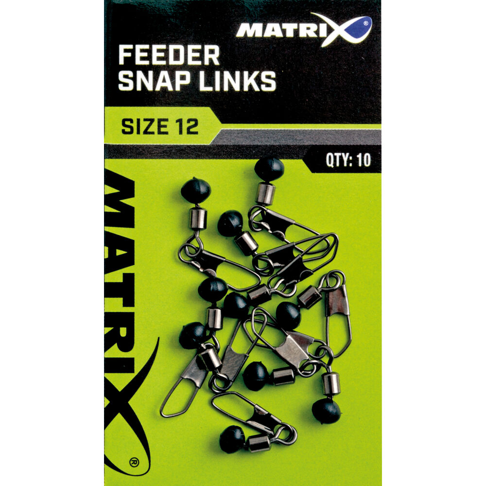 Застежки рыболовные Matrix Feeder Snap Link 12 (10шт)