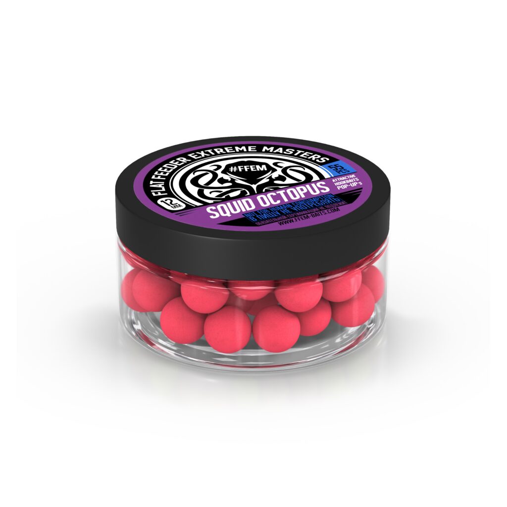 Насадочные бойлы плавающие FFEM Pop-Up Squid Octopus 12mm