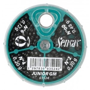 Набор грузил Sensas STANDARD JUNIOR BOX LRGE (NO.6-4-2-00)