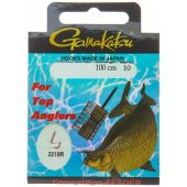 Крючки рыболовные с поводком Gamakatsu 2210R 12 Competition Bream Feeder 100cm (10 шт) Крючки рыболовные с поводком Gamakatsu 2210R 12 Competition Bream Feeder 100cm (10 шт)