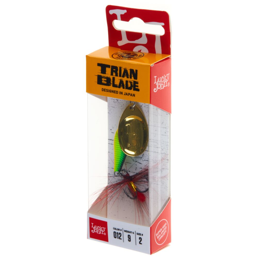 Блесна вращ. Lucky John TRIAN BLADE ROUND 09.0г 012 в блистере