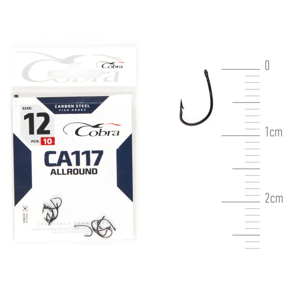 Крючки Cobra ALLROUND сер. CA117 Крючки Cobra ALLROUND сер. CA117