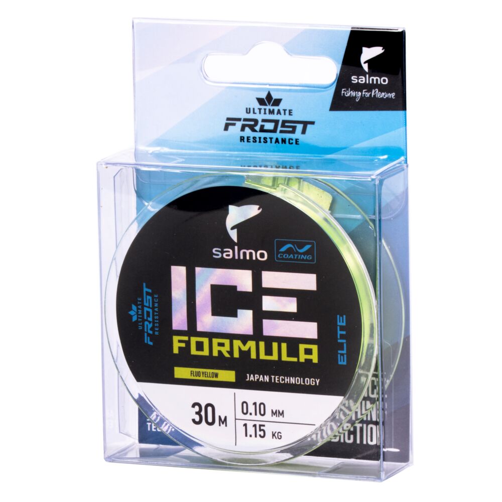 Леска моно. зим. Salmo Elite ICE FORMULA Fluo Yellow 030/010 Леска моно. зим. Salmo Elite ICE FORMULA Fluo Yellow 030/010