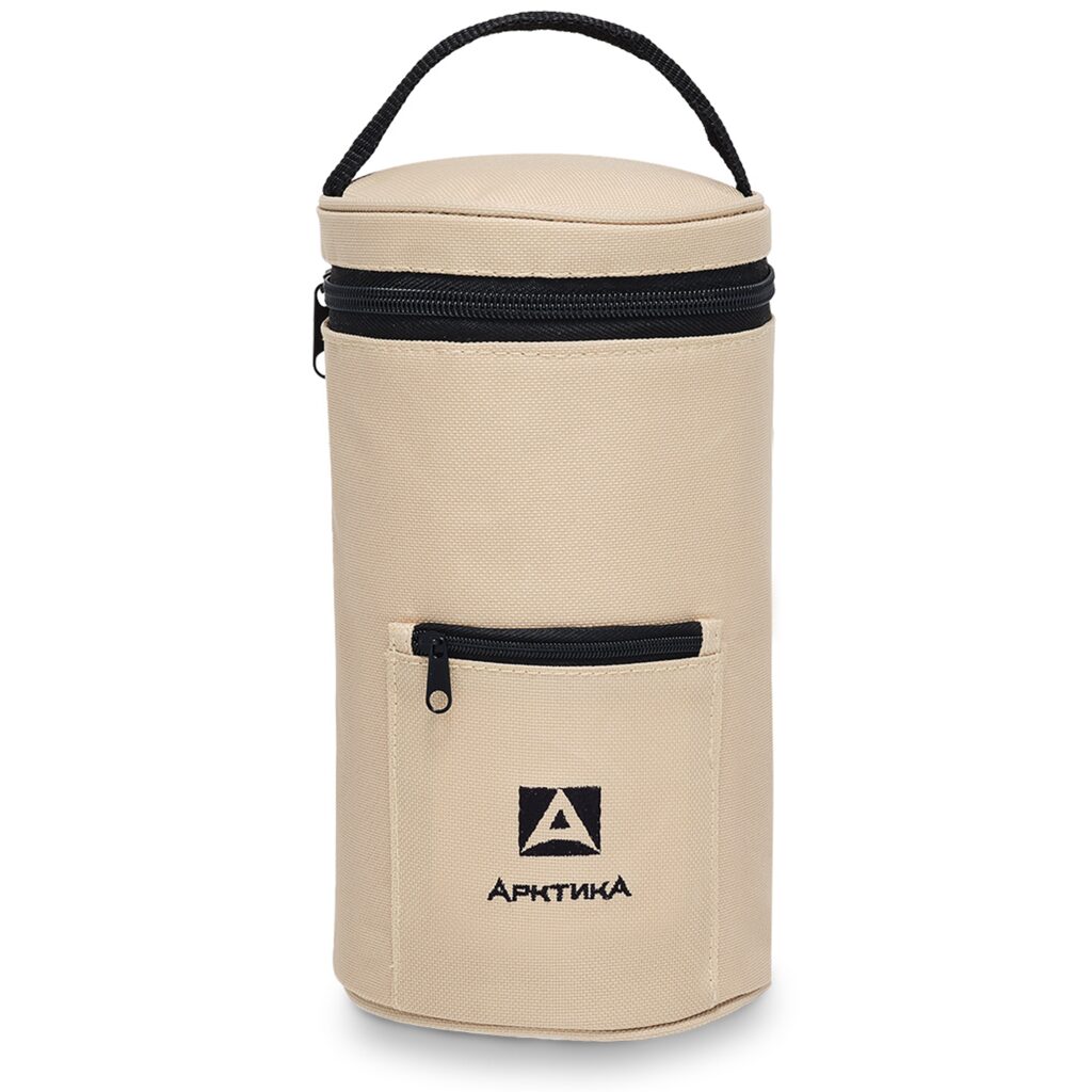 Термос вакуумный, бытовой, с широким горлом в чехле тм 