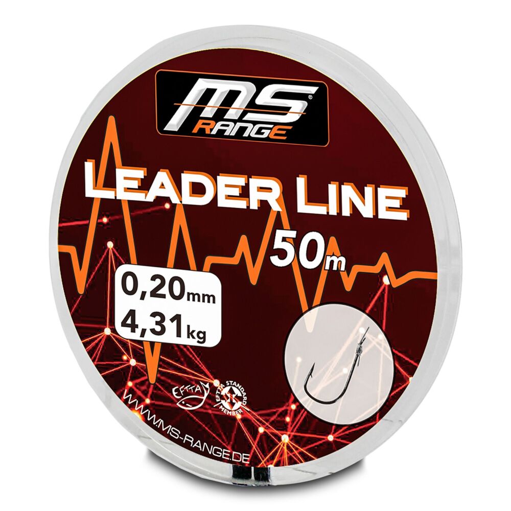 Поводковый материал MS RANGE Leader Line 0,20mm 50m