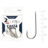 Крючки Cobra ROUND сер. CA124 разм. 002 10шт. (C100N) Крючки Cobra ROUND сер. CA124 разм. 002 10шт. (C100N)